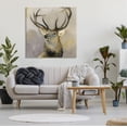 thumbnail image 2 of Stupell Elk Forest Wildlife Portrait Animals & Insects Painting Gallery Wrapped Canvas Print Wall Art, 2 of 7