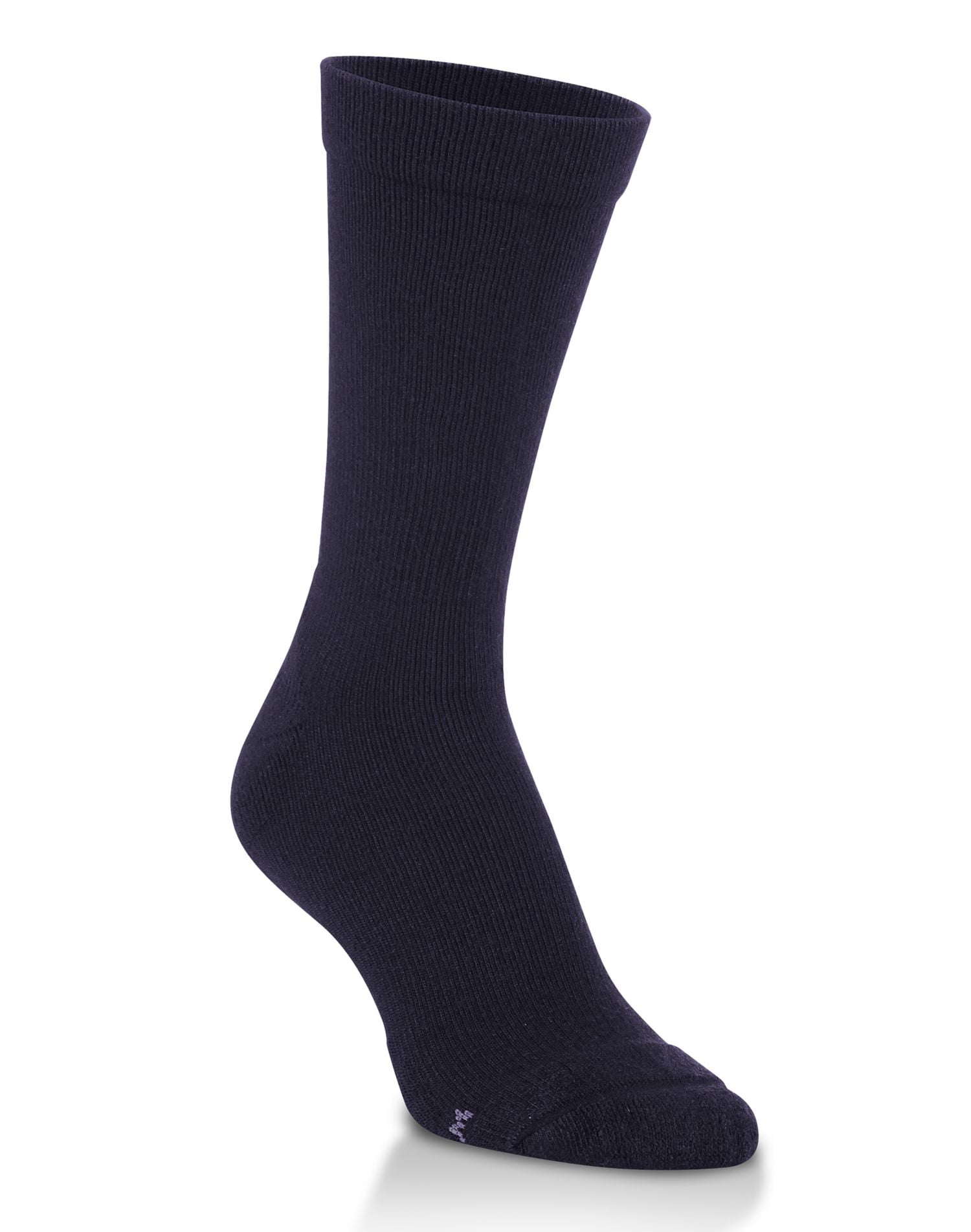 World's Softest Men's / Women's Fit Support Crew Socks Black M w 5.58.