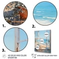 thumbnail image 3 of Designart "California Shoreline Coastal Serenity III" Coastal Framed Wall Art - Coastal Green Coastal Windows Bedroom Framed Canvas Wall Art, 3 of 6