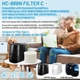 thumbnail image 2 of Filtros absorbentes para humidificadores Lemige compatibles con Honeywell HC-888, HC-888N, Duracraft DCM-200, DH-890 (paquete de 4), 2 of 7