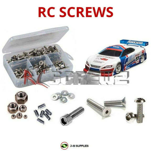 RCScrewZ Stainless Steel Screw Kit ass058 for Associated TC6.2 Factory RC Car | SET