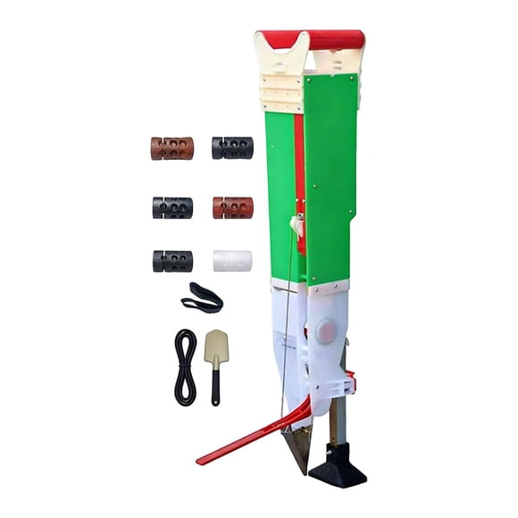 Sembradora manual, herramienta de siembra, máquina de siembra, esparcidor de fertilizante de mano ajustable para invernadero, césped, granja, maíz, Estilo A