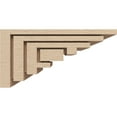 thumbnail image 3 of 5"W x 10"D x 5"H Wide Landon Rough Cedar Woodgrain TimberThane Corbel, Primed Tan, 3 of 6