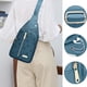 thumbnail image 4 of Bolso Bandolera para Hombres y Mujeres | Mochila Cruzada de Nylon Colorida con Orificio para Auriculares | Mochila de Hombro y Pecho | Ligero, Duradero, Pequeño Bolso de Viaje | Senderismo, Camping, 4 of 6