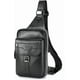 thumbnail image 2 of BULLCAPTAIN Mochila Cruzada de Cuero para Hombre Sling Bolso de Pecho para Viajes de Senderismo, 2 of 8