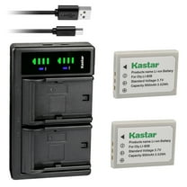 Kastar 2-Pack Battery and LTD2 USB Charger Replacement for Sealife Reefmaster DC 500, Sealife S5 (02491), SVP XTHINN 706, XTHINN706, XTHINN 8061, XTHINN8061, Technika SH-7065, SH7065 Camera