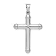 thumbnail image 3 of 14K White Gold Cross Pendant Charm Jewelry Religious, 3 of 4