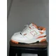 thumbnail image 1 of New Balance 550 Men's Size 11 White Orange Syracuse Casual Shoes BB550HG1, 1 of 6