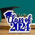 thumbnail image 5 of Pretxorve 2025 Graduation Season Wooden Setup Decoration Wooden Sign Graduation Party Desktop Decoration, 5 of 5