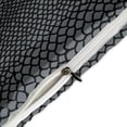 thumbnail image 4 of 3 Pcs Soft Bedding Set, Includes 1 Duvet Cover with Zipper And 2 Pillow Shams,Crocodile Silver Twin(86"x70"), 4 of 8