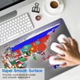 thumbnail image 3 of World Flag Map Mouse Pad (31.5x11.8 in) Extended Gaming Mousepad Non-Slip Rubber Base Desk mat for Desktop with Stitched Edges Computer mat for Desk XL, 3 of 5
