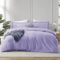 thumbnail image 1 of Hearth & Harbor Juego de funda de edredón para cama individual, funda de edredón de color lavanda suave, funda de edredón para cama individual, doble cepillado, funda de edredón para cama individual/i, 1 of 1