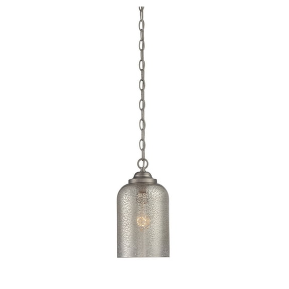 Bally 1-Light Pendant in Satin Nickel