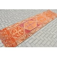 thumbnail image 2 of Rugs For Indoor, Turkish Rug, , 2.6x10.8 ft Area Rugs, Vintage Rug, Anatolian Rug, Herki Rug, Orange Anatolian Rugs, Ethnic Kitchen Rug, 2 of 10