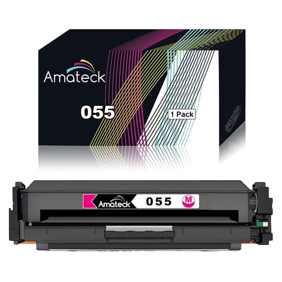 Amateck Compatible Toner Cartridge Replacement for 055 3014C001 Magenta 1 Pack for ImageClass LBP664Cdw, ImageClass MF741Cdw, ImageClass MF743Cdw, ImageClass MF745Cdw, ImageClass MF746Cdw