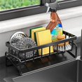 thumbnail image 4 of Nituyy Kitchen Dish Drying Rack Carbon Steel Rust-Proof Waterproof Bathroom Drain Storage Holder, 4 of 4