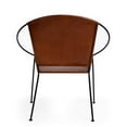 thumbnail image 5 of Beaumont Lane Contemporary Brown Leather Accent Chair in Brown, 5 of 8