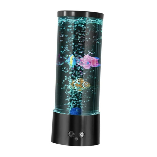 Lámpara de mesa con forma de , decoración con alimentación USB, para escritorio, hogar, pecera, oficina, dormitorio, luz LED nocturna para .