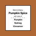 thumbnail image 3 of Mainstays Pumpkin Spice Scented Candle, 3-Wick Ombre Wrapped, 14 oz, 3 of 6