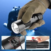 Diving Flashlight Scuba Dive Lights IPX8 Waterproof Underwater 98ft Submarine Led Flashlights