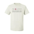 thumbnail image 2 of Don't Let Friends Alone Awareness Men's Graphic T-Shirt, White, Large, 2 of 3