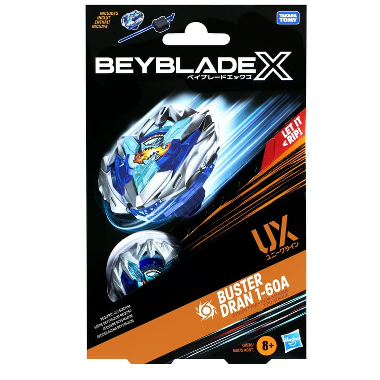 Beyblade X Buster Dran 1-60A UX Starter Pack with Blue Attack Type