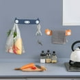 thumbnail image 3 of Pig Pattern Trash Bag Rack Space-saving PP Storage Shelf for Rubbish Bags in the Kitchen, 3 of 8