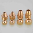 thumbnail image 2 of 10pcs Copper Flaring Directly Connect 1/8" 1/4" 3/8" 1/4" Male Thread Fitting Copper Expansion Estuary Flared Adapter Connector ,Easy to Use, 2 of 2