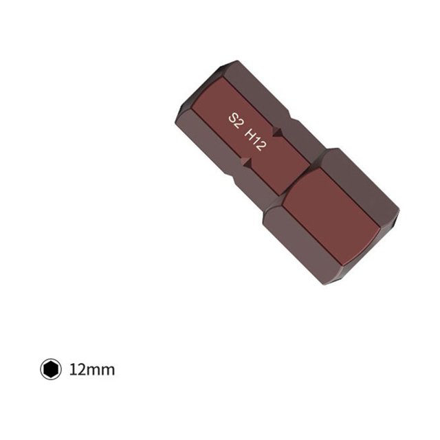 Bgsha Tournevis Bit 30mm Étoile Tournevis Bit 10mm Tige pour Impact Tête de Tournevis