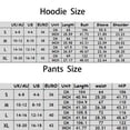 thumbnail image 7 of Anbech Womens 2 Piece Outfits Hoodie Drawstring Sweatpants with Pockets Casual Trendy Sets, 7 of 7