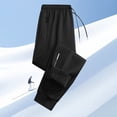 thumbnail image 2 of GILIGEGE Womens Sherpa Lined Sweatpants Winter Warm Lined Joggers for Women Drawstring Thermal Jogger Unisex Stretch Winter Sweatpants Thicken Warm Active Pants BK1 M, 2 of 4