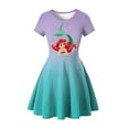 thumbnail image 1 of Summer Baby Girl Frozen Princess Elsa Anna Blancanieves Vestido de fiesta Jasmine Mermaid Ariel Dibujos animados 3D Imprimir Ropa casual Vestido2T (Etiqueta 100) Gao Jinjia LED, 1 of 2