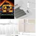 thumbnail image 4 of Ventilador de Techo Silencioso 6 Hojas, Alimentado por USB, con Control Remoto, Temporizador, Colgante 4 Velocidades para Dormitorio Cama Camping, 4 of 5
