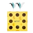 thumbnail image 1 of Juguete eléctrico para gatos con queso, entretenimiento, juego automático, ejercicio, interactivo. Caja de queso con plumas, 1 of 9