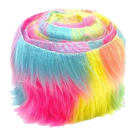 

Shaggy Fabric Precut Strips Fabric Fuzzy Craft For Beard Hair Decoration