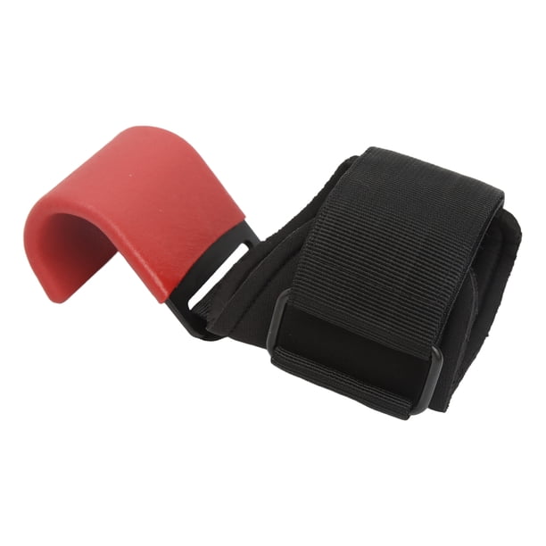 Ganchos de Levantamiento de Pesas de Acero Con Correa de Muñeca Engrosadas, Sin Deslizamiento, Ajustable Para El Abrenamiento de Gimnasio