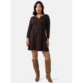 thumbnail image 3 of Ingrid & Isabel For Every Belly Women’s Maternity Pintuck Mini Dress, Sizes S-XXL, 3 of 7
