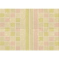thumbnail image 1 of Ahgly Company Tapis d'Intérieur Lavables en Machine Rectangle Transitionnel Kaki Or, 7' x 9', 1 of 7
