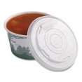 thumbnail image 2 of Eco-Products® World Art™ PLA-Laminated Soup Container Lids, For 32-Oz Containers, White, 50 Lids Per Pack, Carton Of 10 Packs, 2 of 3