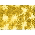 thumbnail image 1 of Ahgly Company Machine Washable Indoor Rectangle Abstract Yellow Modern Area Rugs, 3' x 5', 1 of 4