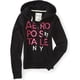 thumbnail image 1 of Aeropostale - Sudadera con capucha y cremallera para mujer, color negro, XS, 1 of 1