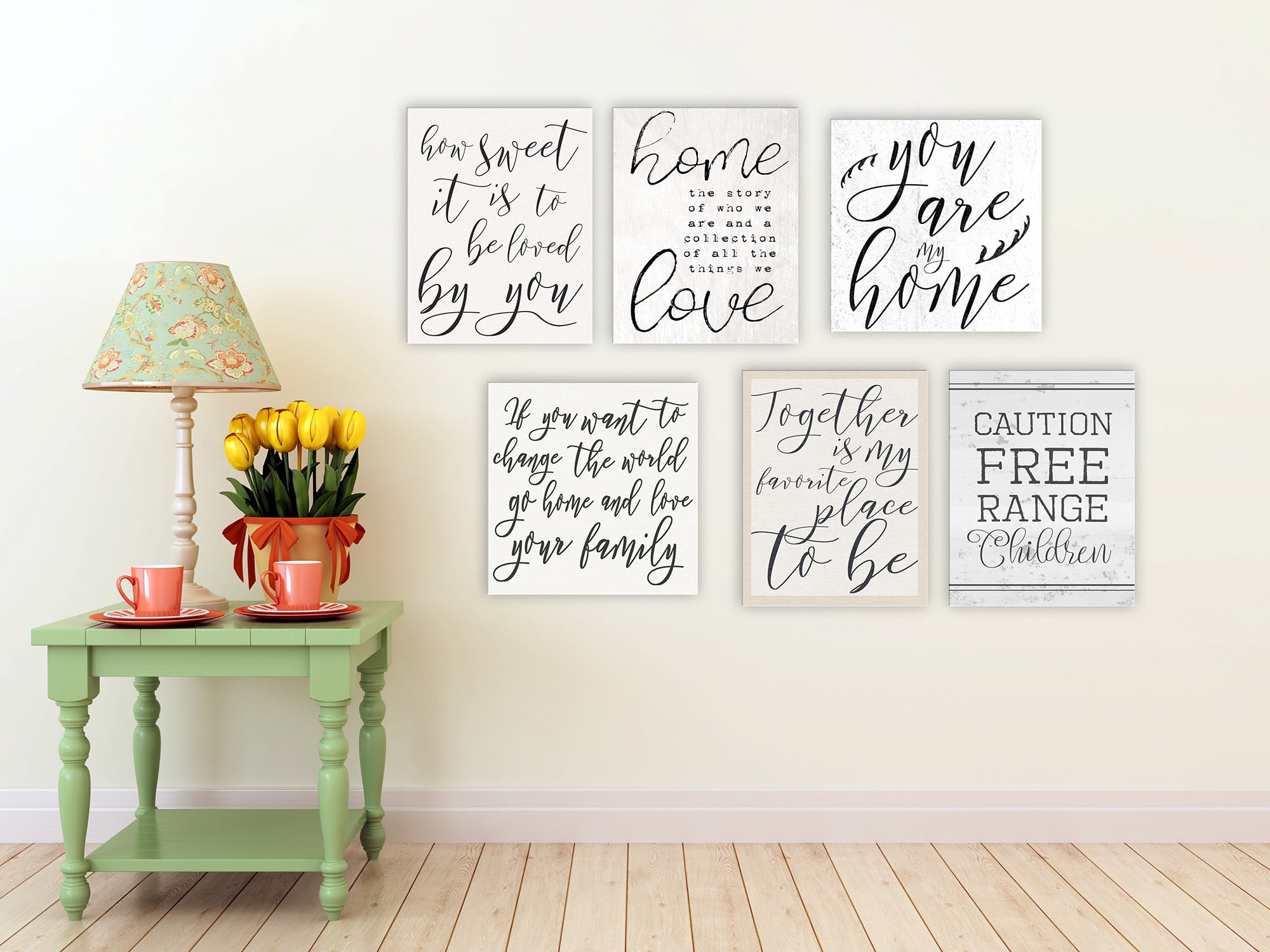 The Stupell Home Decor Collection Change The World Love Your Family Wall Plaque Art