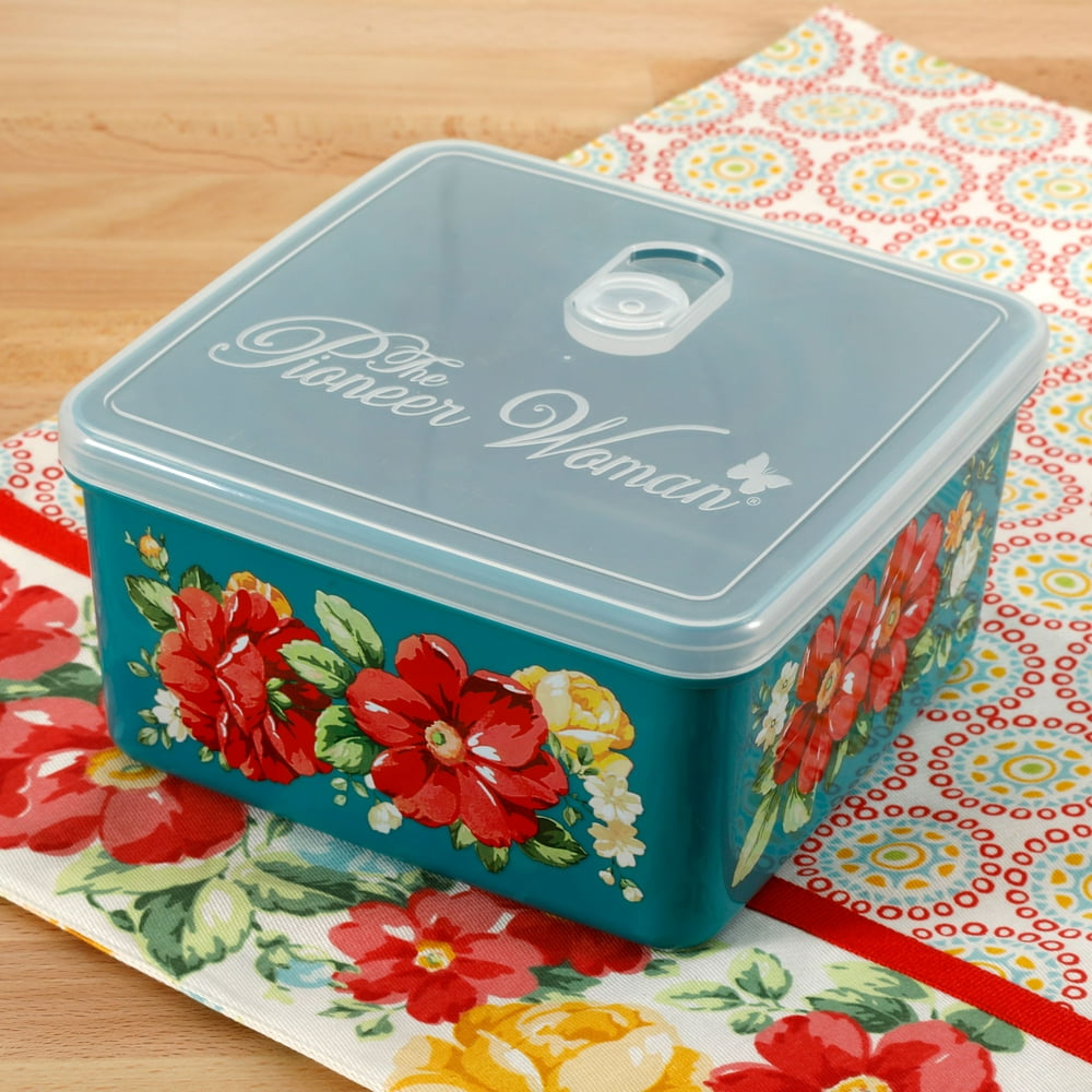 The Pioneer Woman Vintage Floral Square Storage Container
