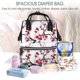 thumbnail image 5 of Fotbe Cherry Blossoms Mochila Maternidad - Lona de Sarga Impermeable, Mochila de Pañales de Gran Capacidad con Múltiples Bolsillos y Correas Ajustables, 5 of 6