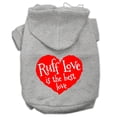 thumbnail image 5 of Pet Dog  Cat Hoodie Screen Printed, "Ruff Love", 5 of 10
