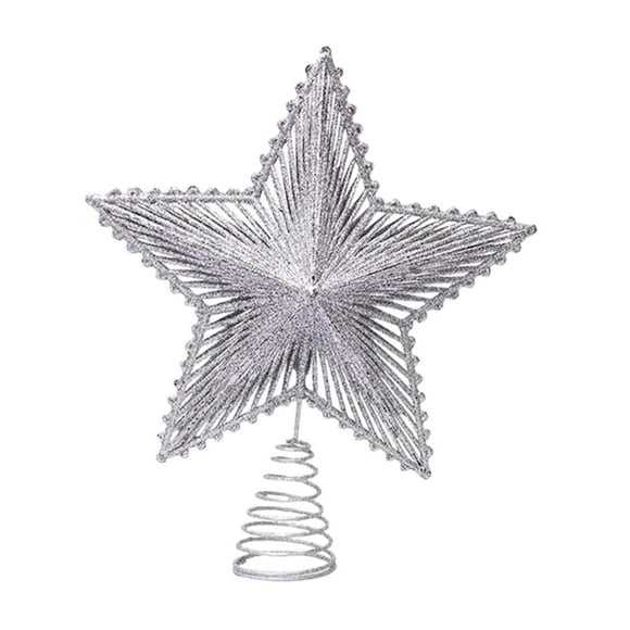 Estrella del de Navidad, estrella de las decoraciones de la Navidad para los adornos es del de Navidad para el dormitorio Plata
