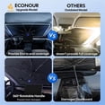 thumbnail image 6 of Waterbb Umbrella Windshield Sunshade for Nissan Rogue 2021-2026 | Front Windshield Sun Shade UV Heat Protector | Foldable Reflective Car Sun Visor Cover Interior Protection Accessories, 6 of 8