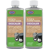 Kuerig and Coffee Machine Descaler For Cleaning Coffee Maker, Better Tasting Coffee by Urnex - 2 Pack