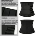 thumbnail image 6 of COMFREE Neoprene Sauna Waist Trainer Corset Sweat Belt for Men Weight Loss Body Shaper Compression Trimmer Workout Fitness Fat Burner Back Support, 6 of 8