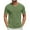 Green, variant on yillto Men's Big and Tall Tshirts Casual V Neck Short Sleeve Tee Shirt Summer Basic Soft Solid Color Tops